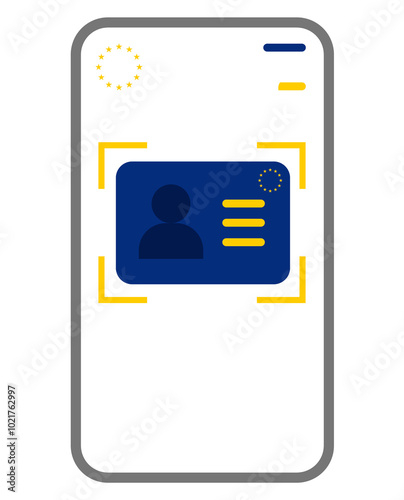 a smartphone and digital eI...