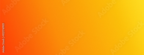 Grainy gradient in autumn colors. Orange yellow gradient abstract vector background. 