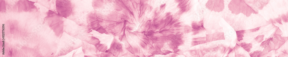 Obraz premium Rose Chic Dyed Texture. Soft Tie Dye Elements.