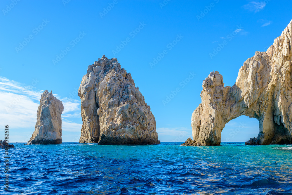 The arch point (El Arco) at Cabo San Lucas, Mexico. The arch point (El Arco) at Cabo San Lucas, Mexico.