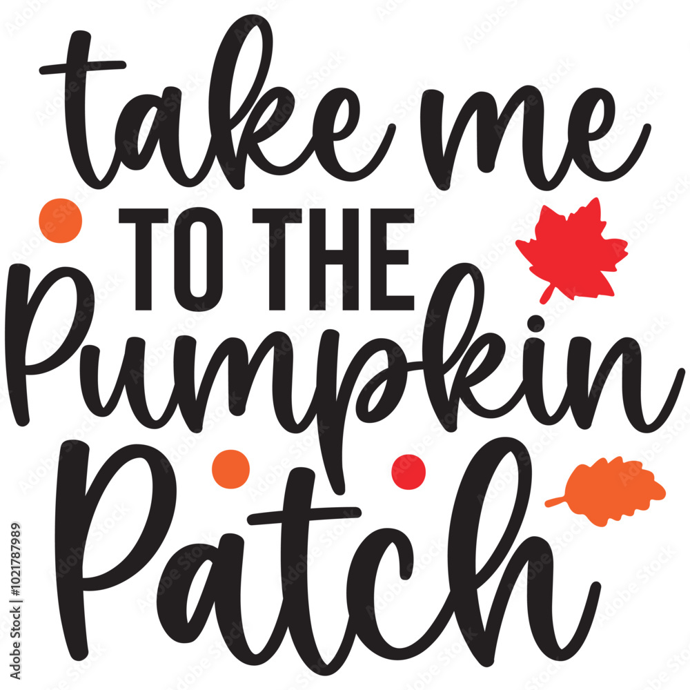 Obraz premium take me to the pumpkin patch