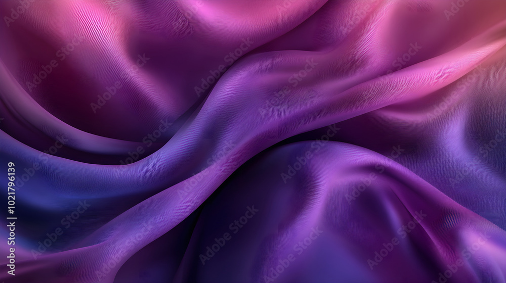 Fototapeta premium A fine silk texture background with subtle sheen and flowing drape, illustration