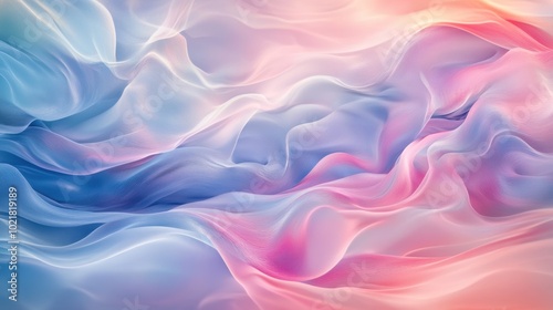 Serene Ripples: Abstract Wave Pattern in Harmonious Colors for Background Design