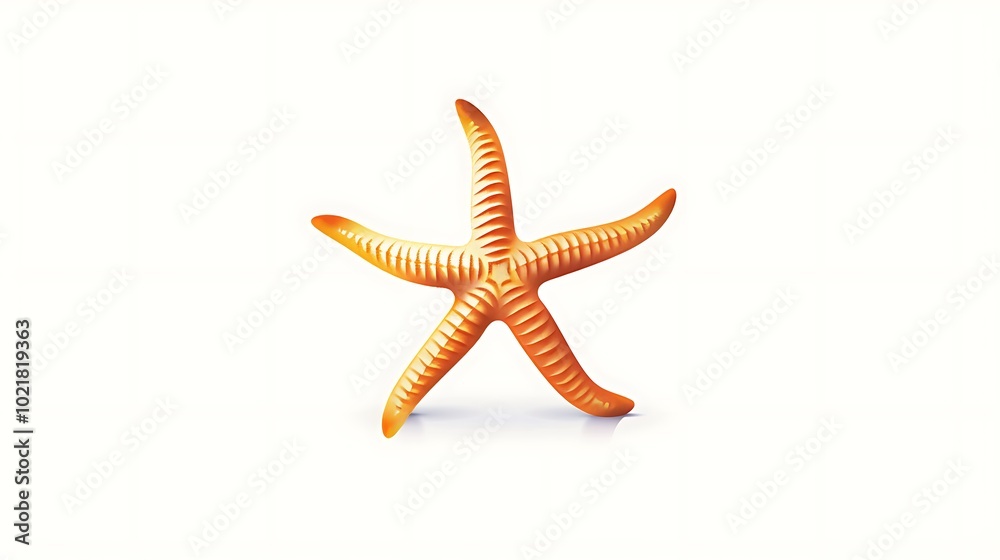 Generate a chic minimalistic starfish logo icon isolated on a white background Generate a chic minimalistic starfish logo icon isolated on a white background
