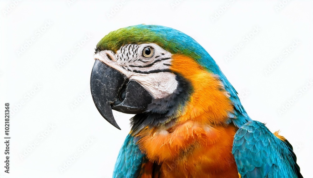 Fototapeta premium blue and yellow macaw