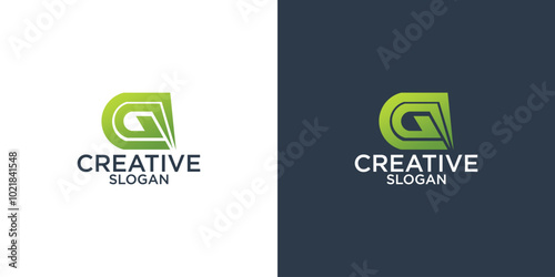 collection of initial g abstract logo design vector templates
