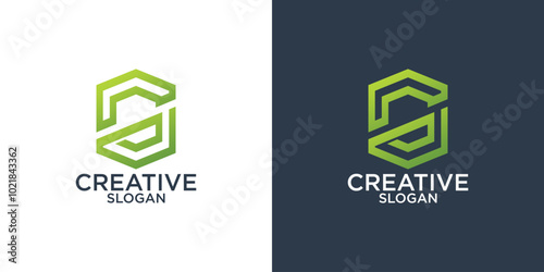 collection of initial g abstract logo design vector templates
