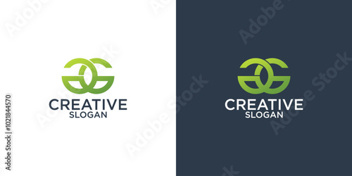 collection of initial g abstract logo design vector templates