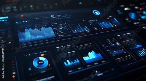 
AI-Driven Data Analytics Automation:  Big data Analytics, Business Insights, Sales, and KPI Dashboard, Data Analytics Abstract, Data Dashboard  photo