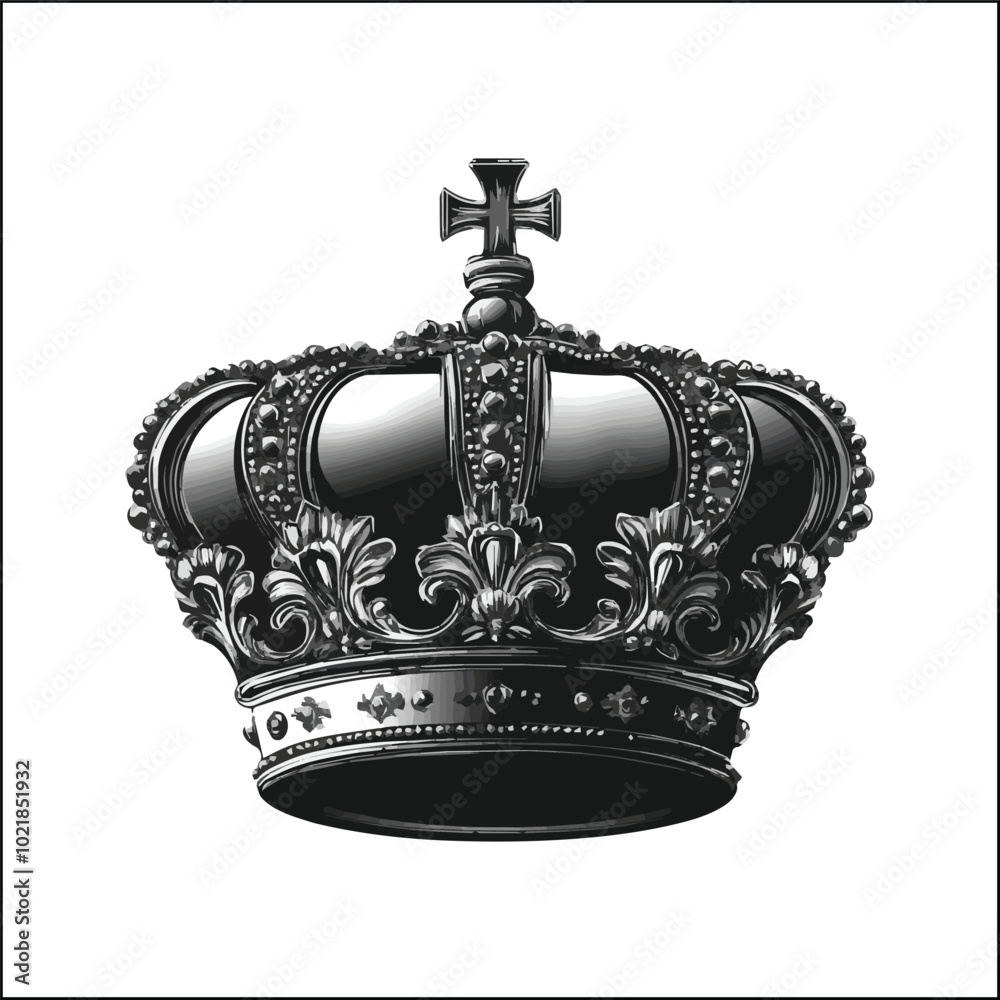 royal crown vector