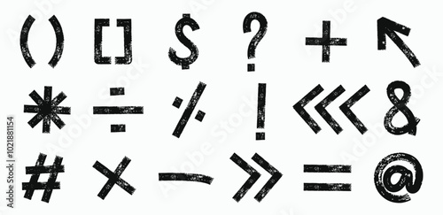 Vector multiplication and cross ink brush stroke icon, punctuation X vector grunge and symbol, plus, symbol, cross sign. Grunge vector illustrations
