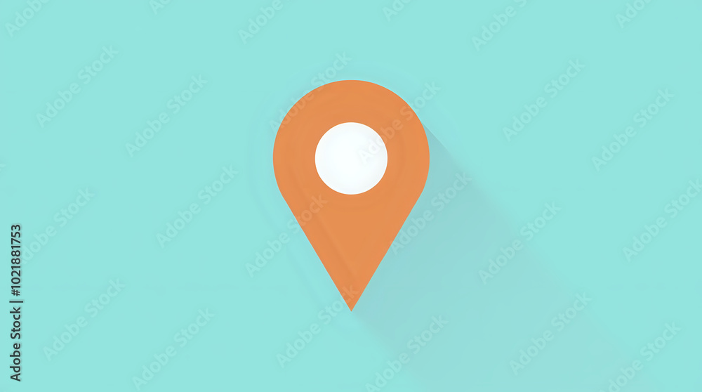 Map pin icon set for web design