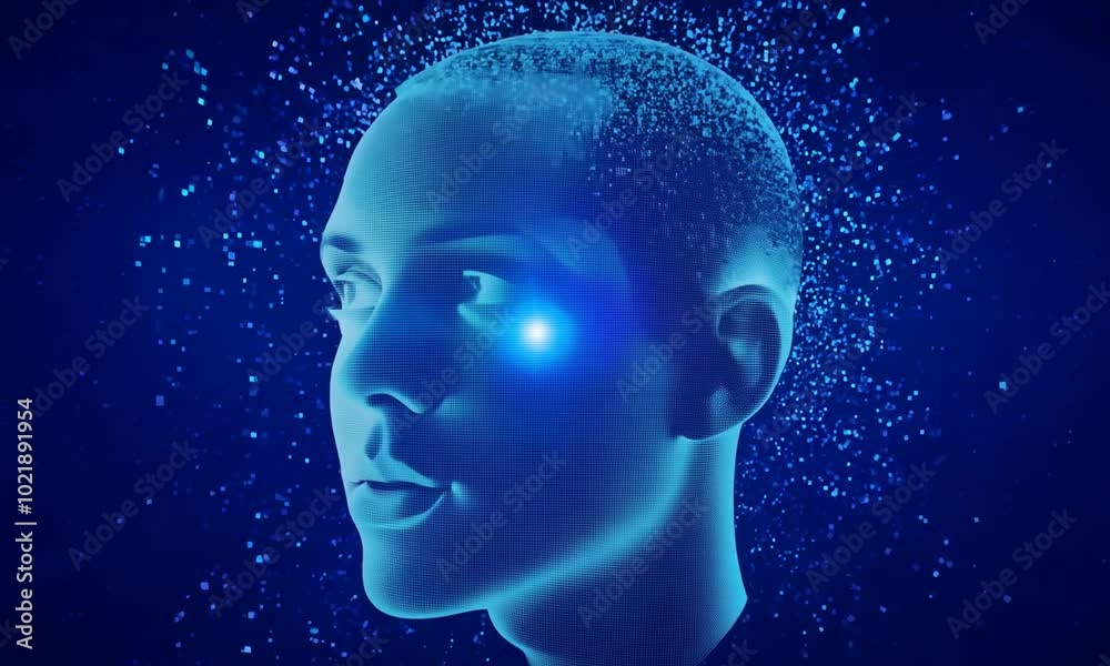 3d hologram of the head, as well as technology for conversation and visualization 3d hologram of the head, as well as technology for conversation and visualization