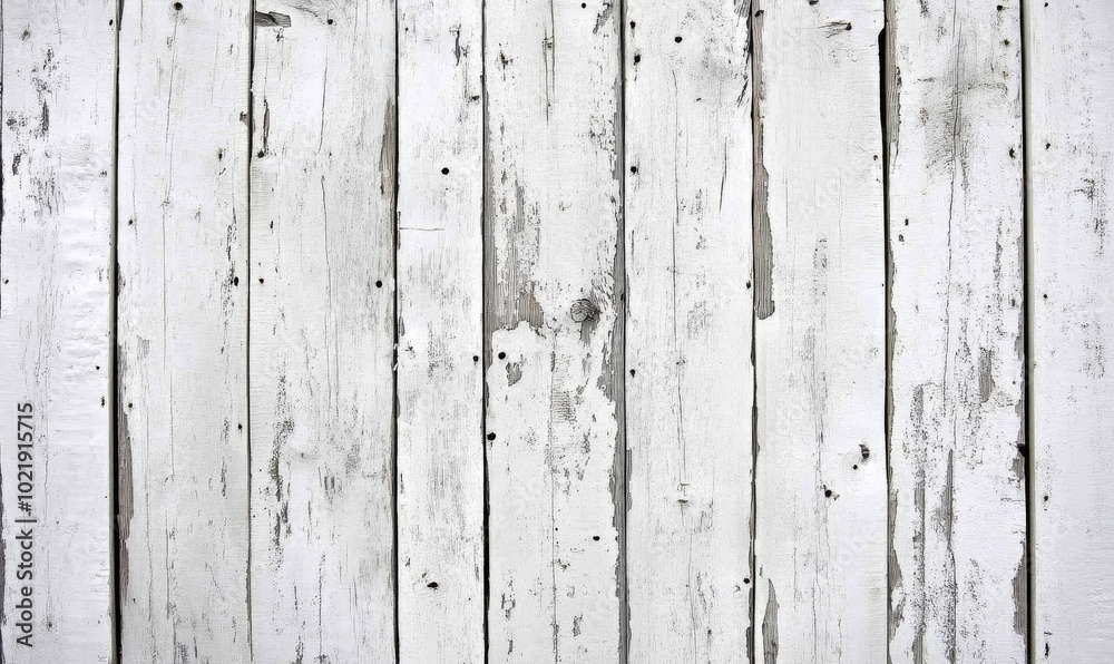 Rustic White Wooden Background