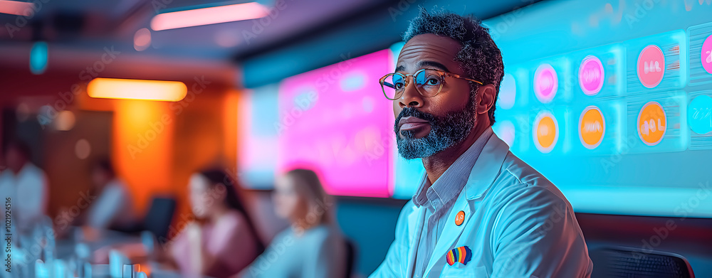 Obraz premium Friendly Healthcare Environment for LGBTQ+ Patients