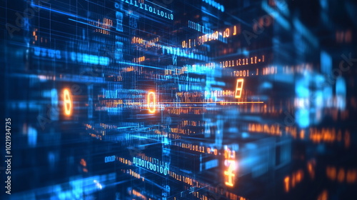 Wallpaper Mural Digital Evolution as The Future of Technology Torontodigital.ca