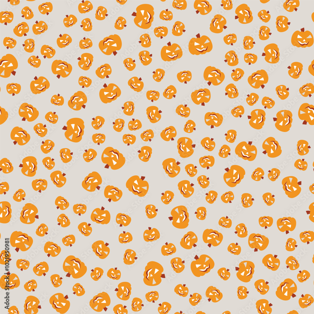 Seamless vector pattern with pumpkins. Decorative texture for surface design. Seamless vector pattern with pumpkins. Decorative texture for surface design.
