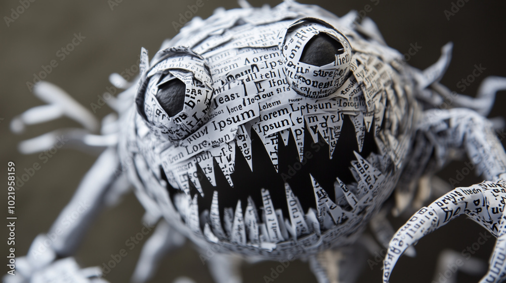 Paper Monster Sculpture: A Creative and Detailed Art Project Paper Monster Sculpture: A Creative and Detailed Art Project