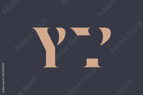 Abstract letter YY logo. This logo icon incorporate with abstract shape in the creative way. 