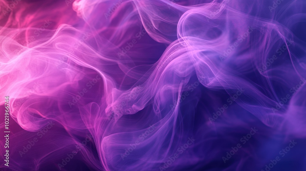 Dynamic violet and magenta smoke swirls, creating an abstract and flowing pattern, soft gradients, , ideal for themes of creativity, artistry, and visual effects. Dynamic violet and magenta smoke swirls, creating an abstract and flowing pattern, soft gradients, , ideal for themes of creativity, artistry, and visual effects.