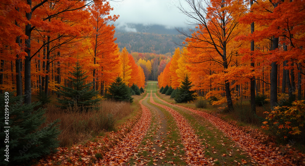 autumn in the forest autumn in the forest