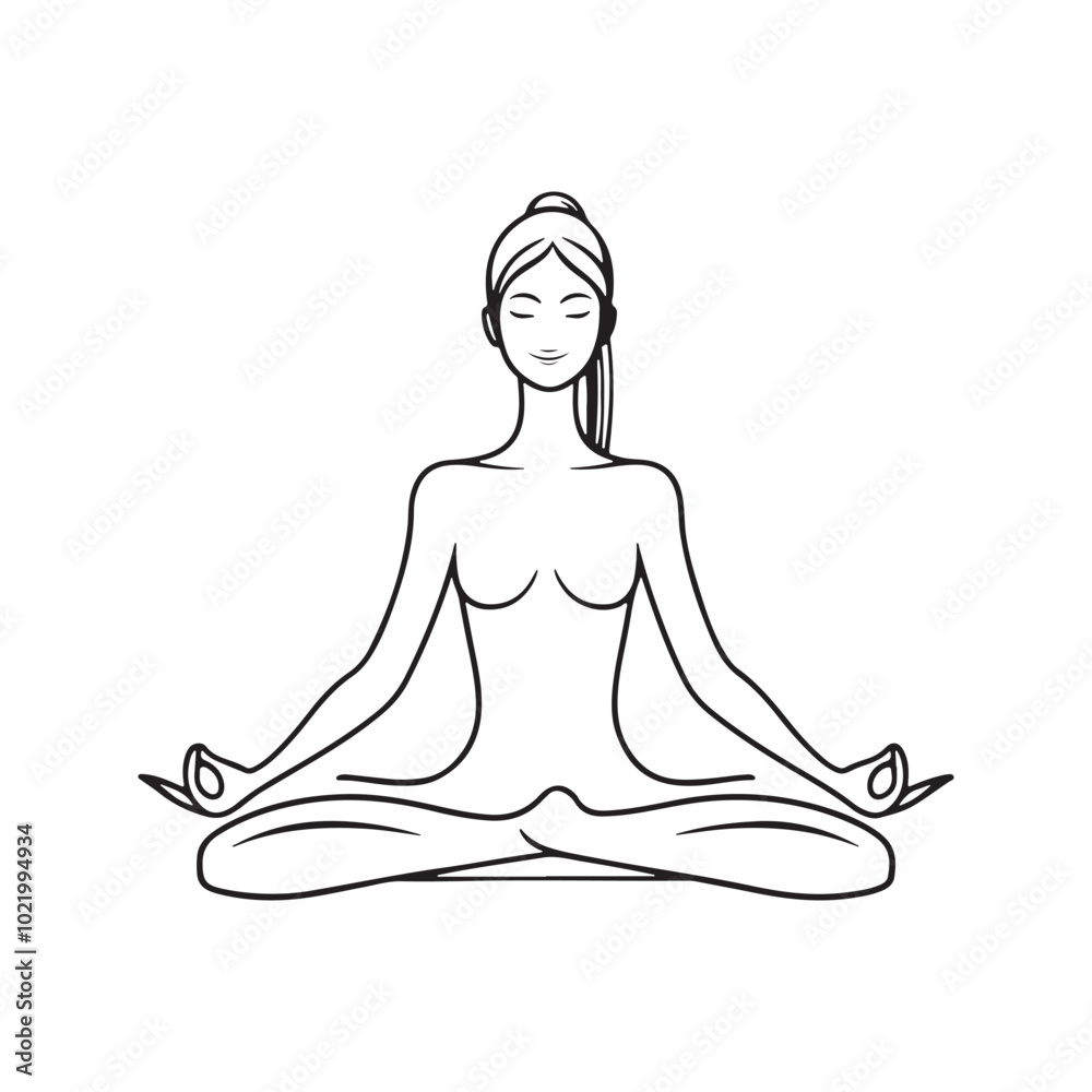 Lotus Position Yoga, Maditation, Yoga Line art, Yoga blue background, Yoga Color Vector, silhouette illustration Lotus Position Yoga, Maditation, Yoga Line art, Yoga blue background, Yoga Color Vector, silhouette illustration