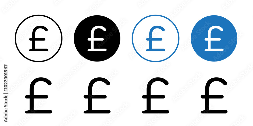Pound Icon Black and white outline vector Pound Icon Black and white outline vector