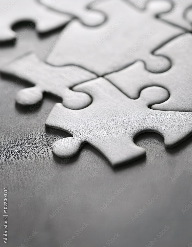 close-up of connected puzzle pieces, illustrating the concept of teamwork. close-up of connected puzzle pieces, illustrating the concept of teamwork.