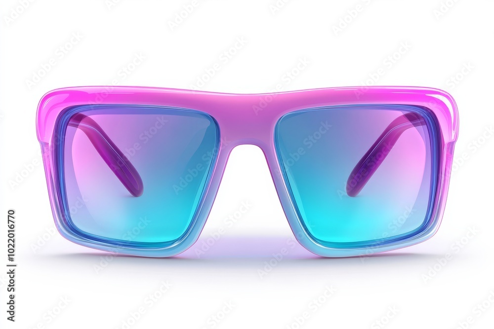 3d summer glasses icon isolated on white background Modern accessory design Trendy vector in 3d style 3d summer glasses icon isolated on white background Modern accessory design Trendy vector in 3d style