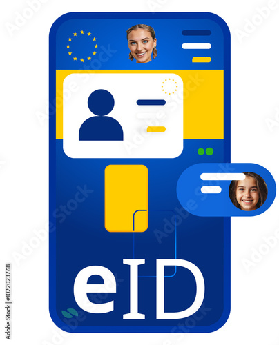 a smartphone and digital eI...