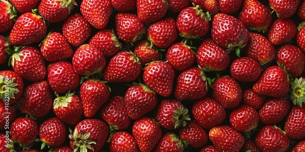 Vibrant red strawberries are showcased in a dynamic arrangement. These fresh fruits invite healthy eating and add color to any dish. Perfect for food photography and culinary purposes. AI Vibrant red strawberries are showcased in a dynamic arrangement. These fresh fruits invite healthy eating and add color to any dish. Perfect for food photography and culinary purposes. AI