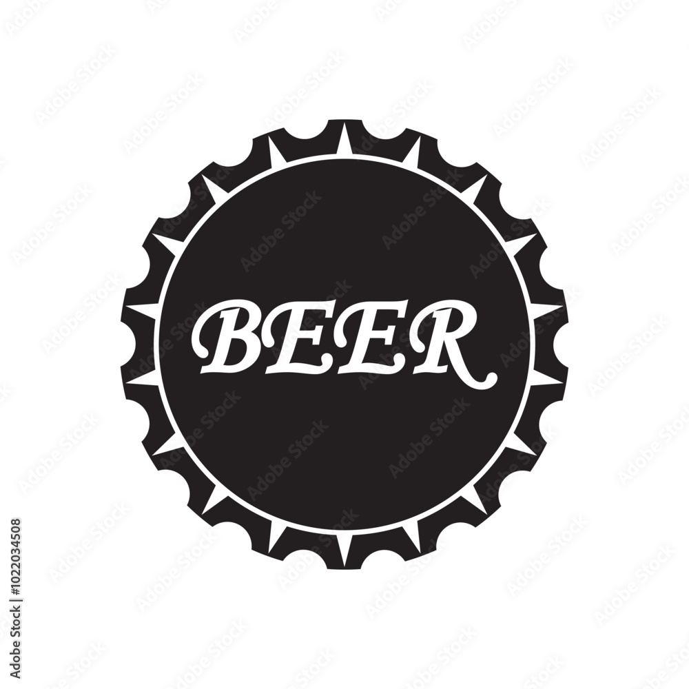 Beer Bottle Cap Icon