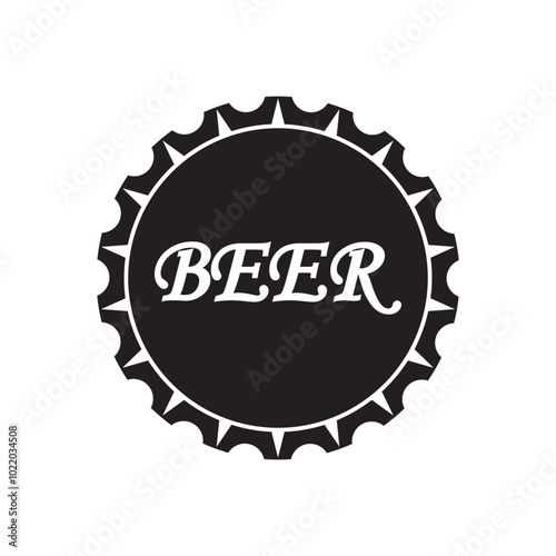 Beer Bottle Cap Icon