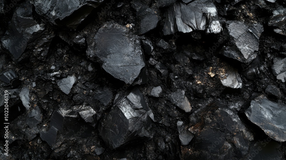 Industrial coal surface collage texture for 3D mapping or as a backdrop or banner background. Industrial coal surface collage texture for 3D mapping or as a backdrop or banner background.