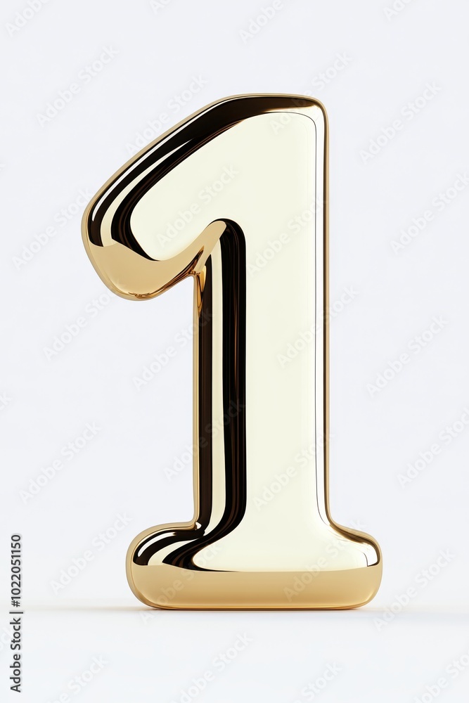A sleek metallic 3D number 1 front view with glossy reflections, symbolizing strength and reliability, ideal for business presentations. A sleek metallic 3D number 1 front view with glossy reflections, symbolizing strength and reliability, ideal for business presentations.