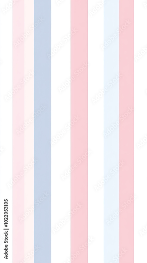 A minimalist design with thin vertical stripes in soft candy-like colors