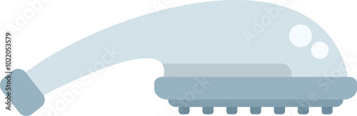 Modern shower head is spraying water, offering a refreshing and invigorating shower experience