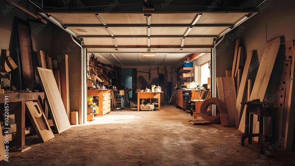 Home Garage Converted into Woodworking Shop Home Garage Converted into Woodworking Shop