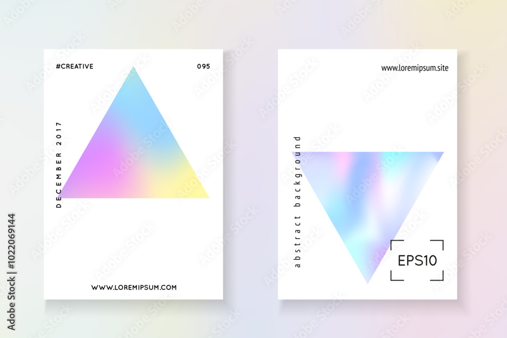 Fototapeta premium 1980 Mesh. Business 90s Template. Hologram Fluid. Geometry Foil. Graphic Vector. Digital Design. Violet Color Paper. Blue 1980 Mesh