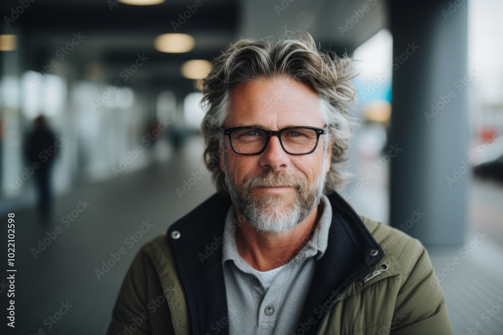 Portrait of handsome senior man with eyeglasses in the city Portrait of handsome senior man with eyeglasses in the city