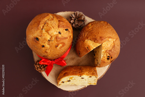 Traditional italian panetto...