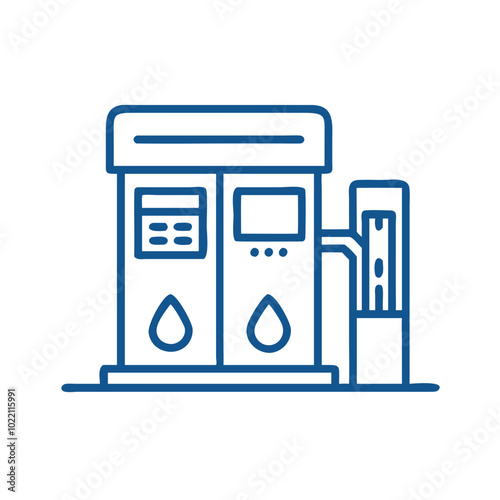 Gas station icon