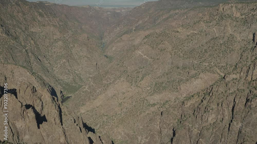 Morning Light on Deep Steep Gorge Black Canyon of the Gunnison National Park Montrose County Colorado United States of America Morning Light on Deep Steep Gorge Black Canyon of the Gunnison National Park Montrose County Colorado United States of America