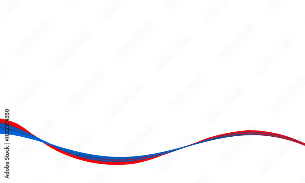 Isolated red and blue design element border graphics Isolated red and blue design element border graphics