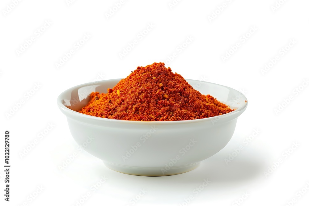 red hot peppers in a bowl on white background red hot peppers in a bowl on white background