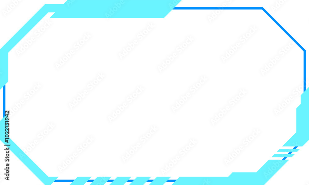 HUD futuristic cyber frame design element vector HUD futuristic cyber frame design element vector