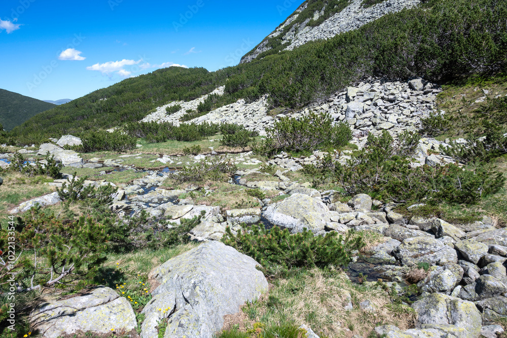 Rila mountain near The Dead and The Fish Lakes, Bulgaria Rila mountain near The Dead and The Fish Lakes, Bulgaria