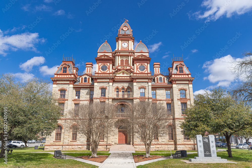 The Caldwell County Courthouse in Lockhart, Texas.