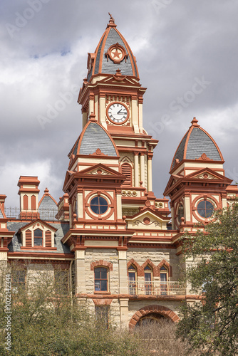 The Caldwell County Courthouse in Lockhart, Texas.