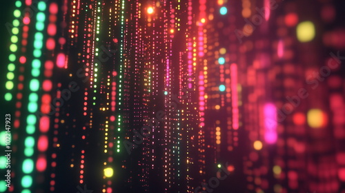 Wallpaper Mural Futuristic Abstract Digital Data Streams and Networks Torontodigital.ca